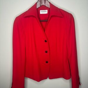 Vintage Gianni Vibrant Red Blazer